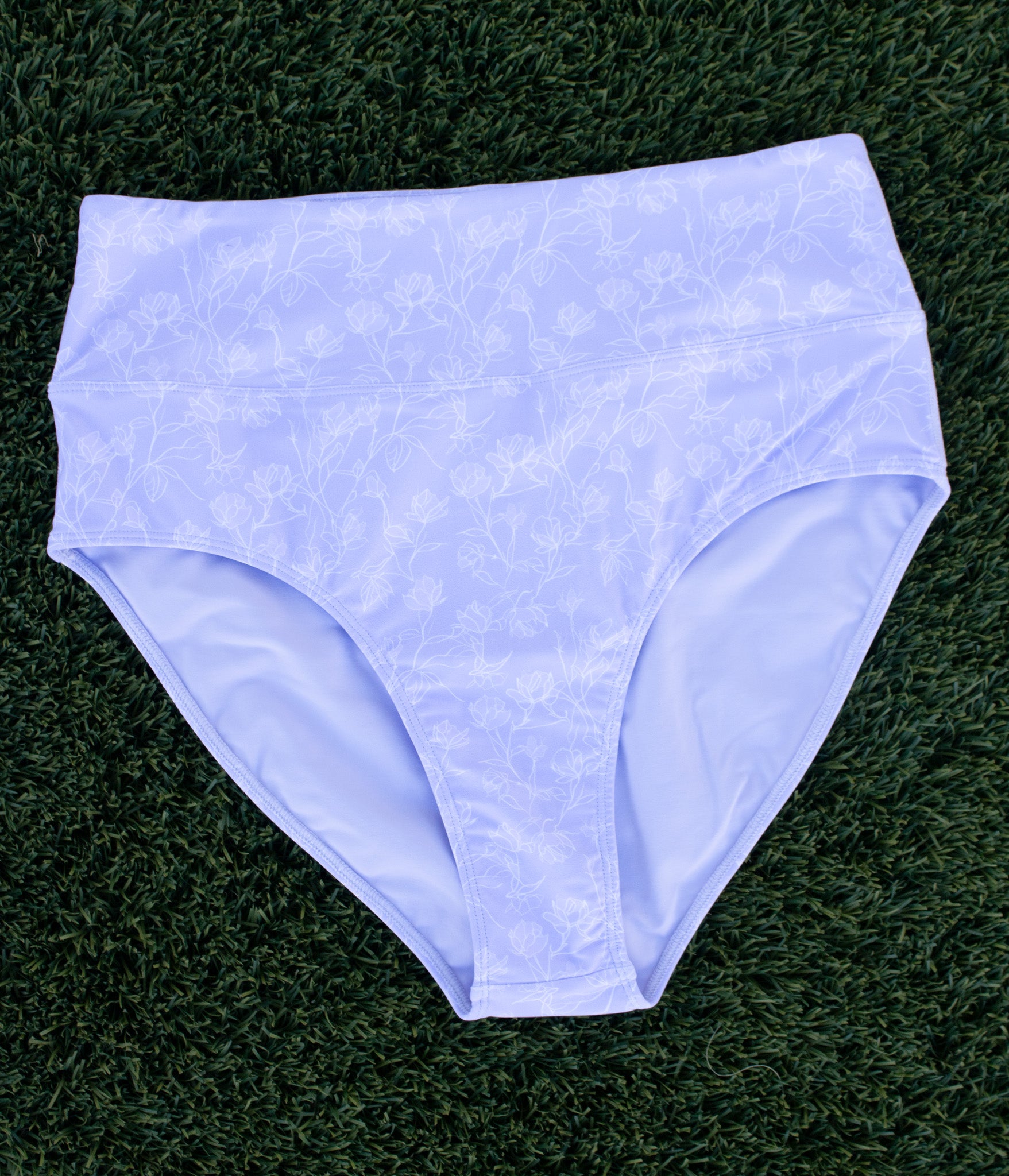 Modest swimwear bottom with full coverage - front view