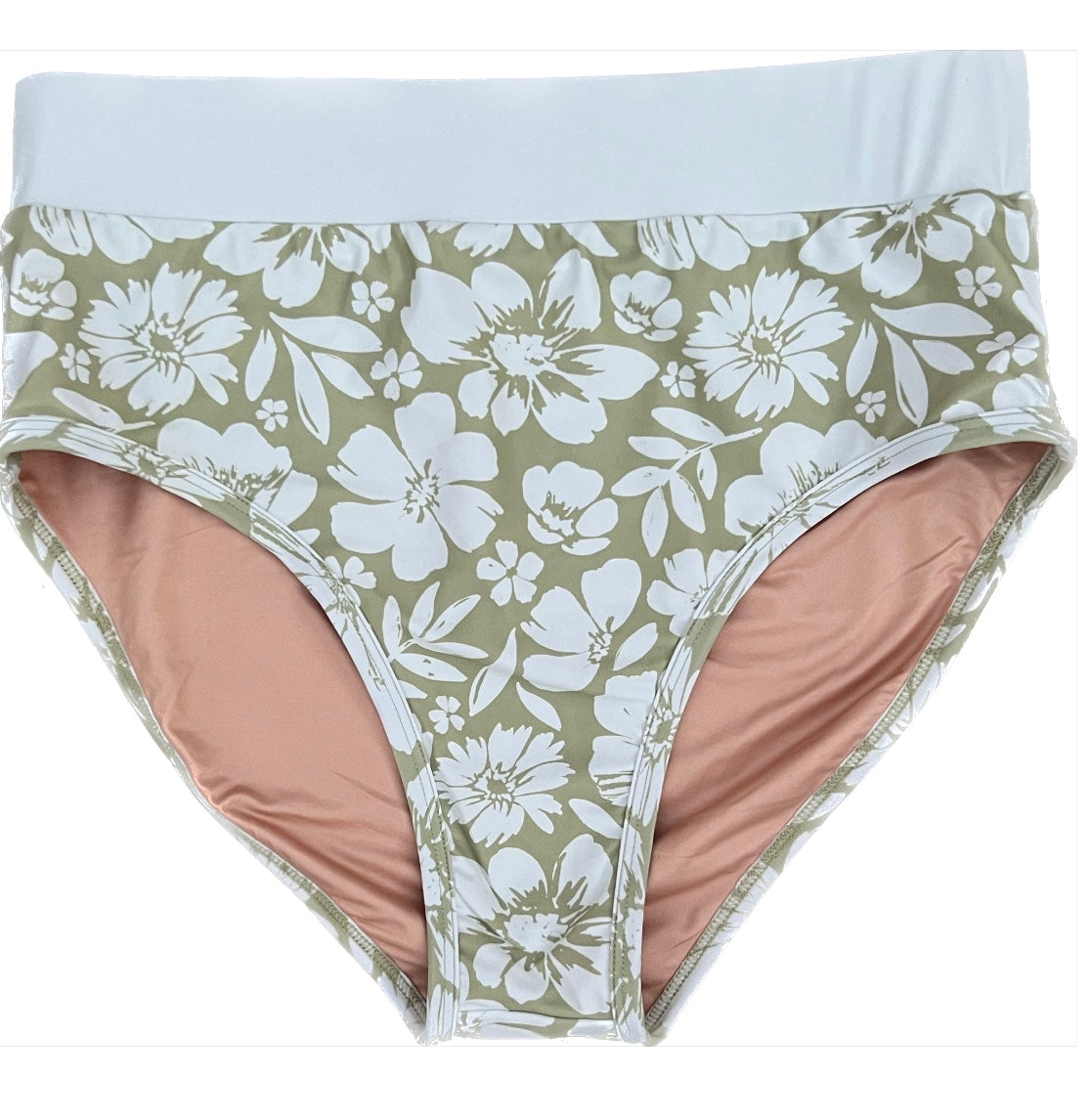 Modest swimwear bottom with full coverage - front view