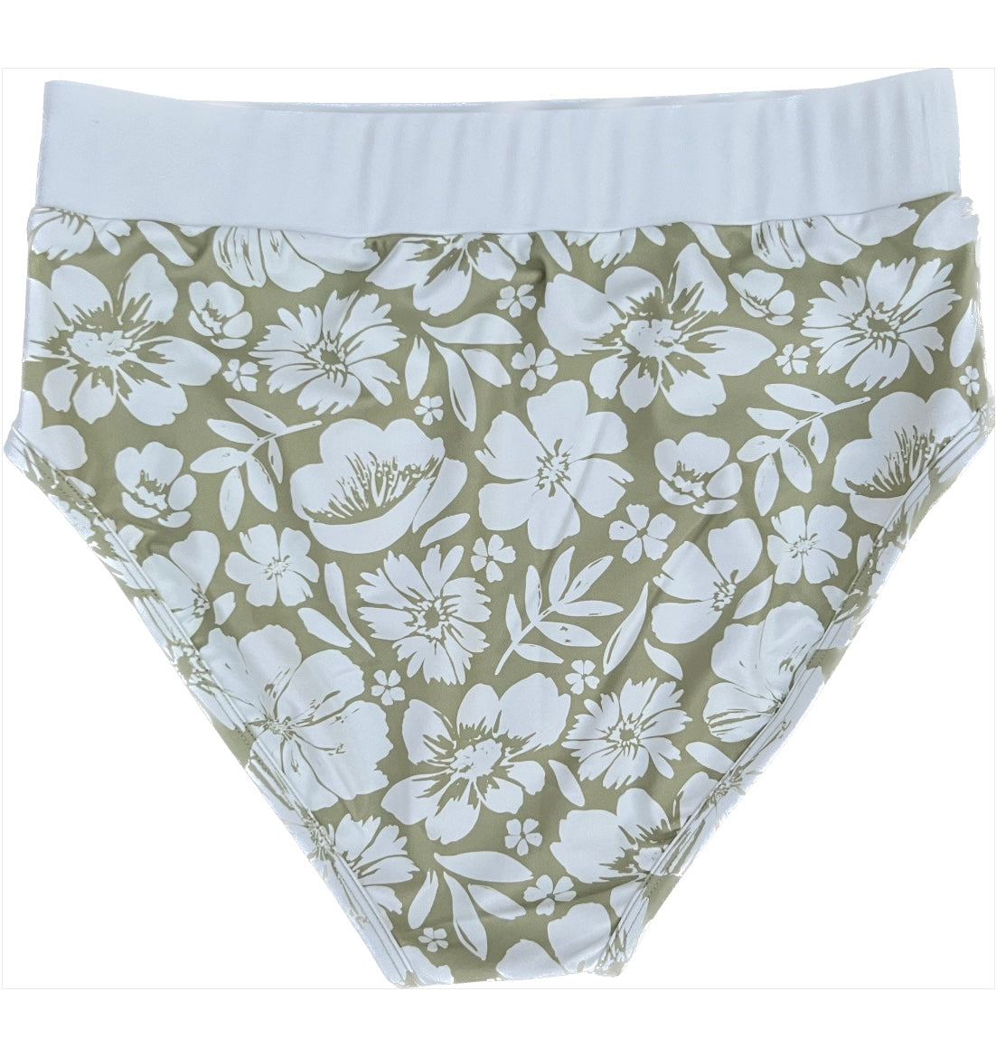 Modest swimwear bottom with full coverage - back view