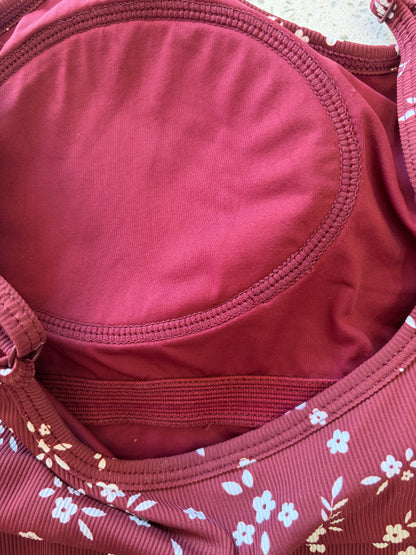 Cranberry Patch Swim Romper