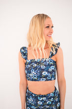 Load image into Gallery viewer, CLOSED PREORDER Aria Top in Navy Floral
