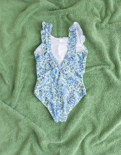 Oaklee Mini Suit in Blue Floral