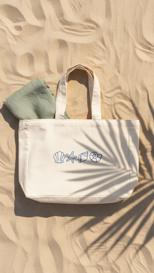 Canvas Beach Tote