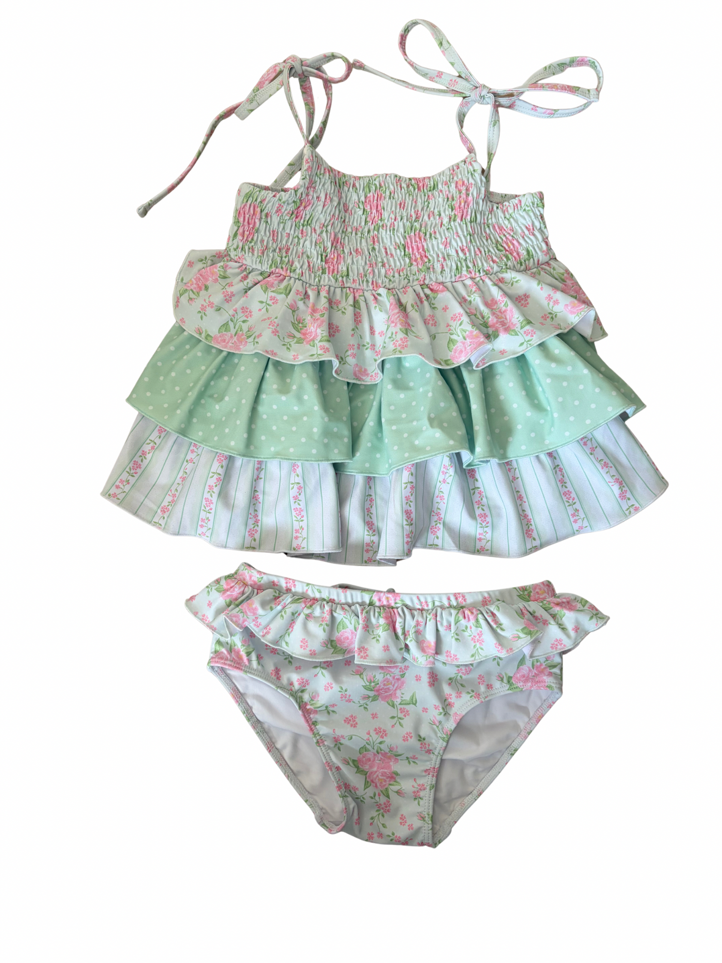 PREORDER LATE OCT-Girls Garden Party Tankini