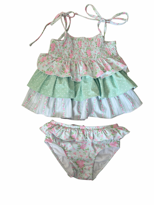 PREORDER LATE OCT-Girls Garden Party Tankini