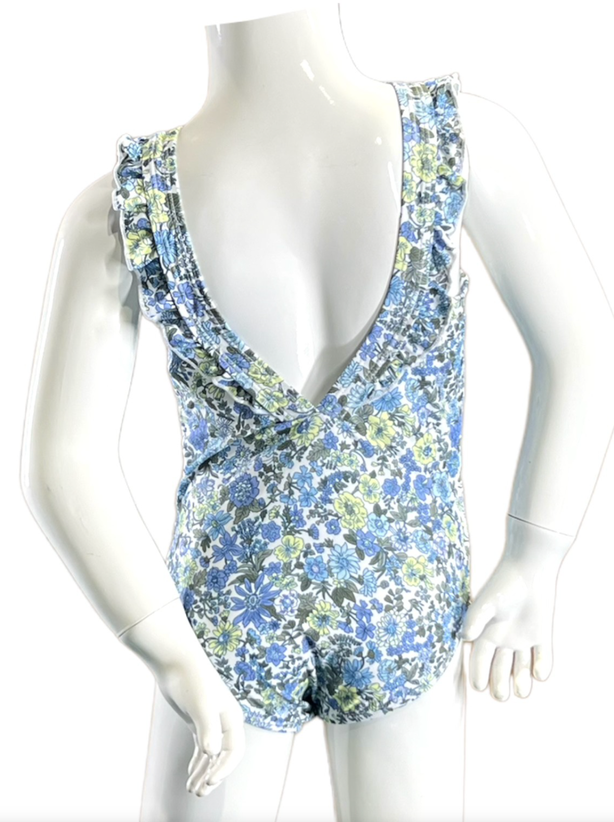 Oaklee Mini Suit in Blue Floral