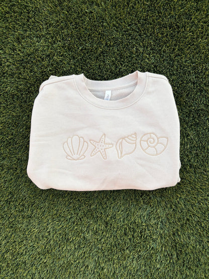 Seashell Cropped Sweatshirt