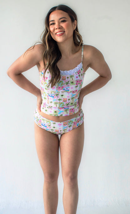 Seaside Stamps Tankini Top